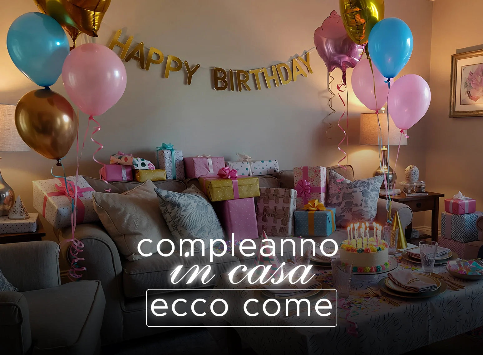 Come preparare un allestimento per feste di compleanno in casa
