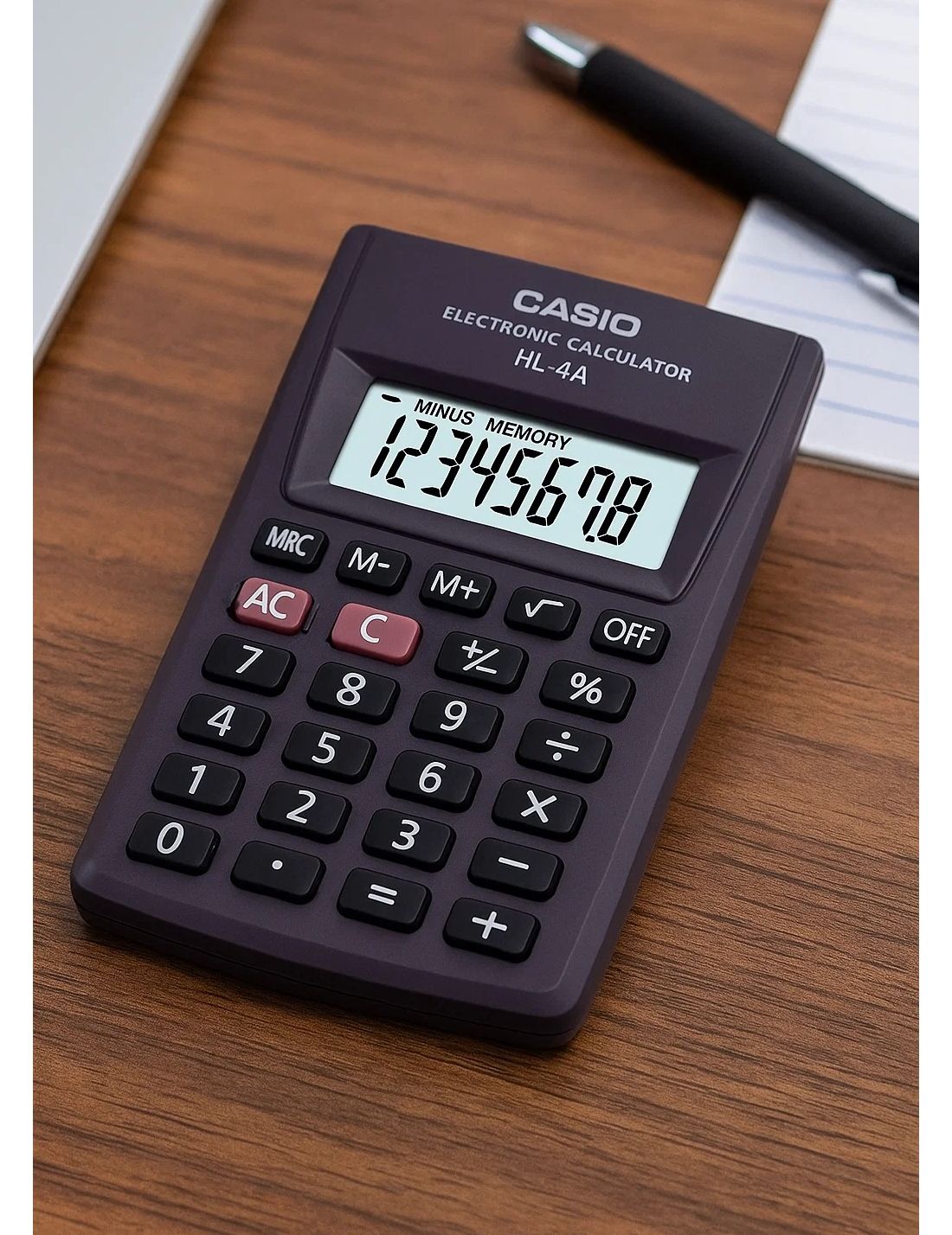 Calcolatrice Casio Tascabile HL 4A