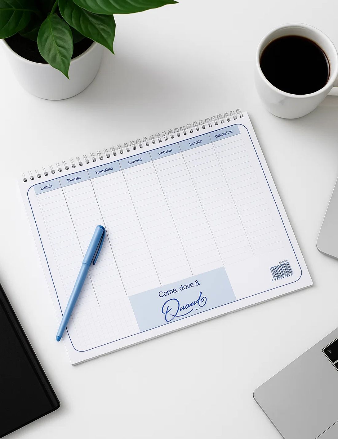 Planning Spiralato Perpetuo Non Datato Quando 50cm