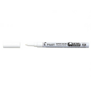 Pilot Pennarello M Marker Super Color Punta Media Bianco