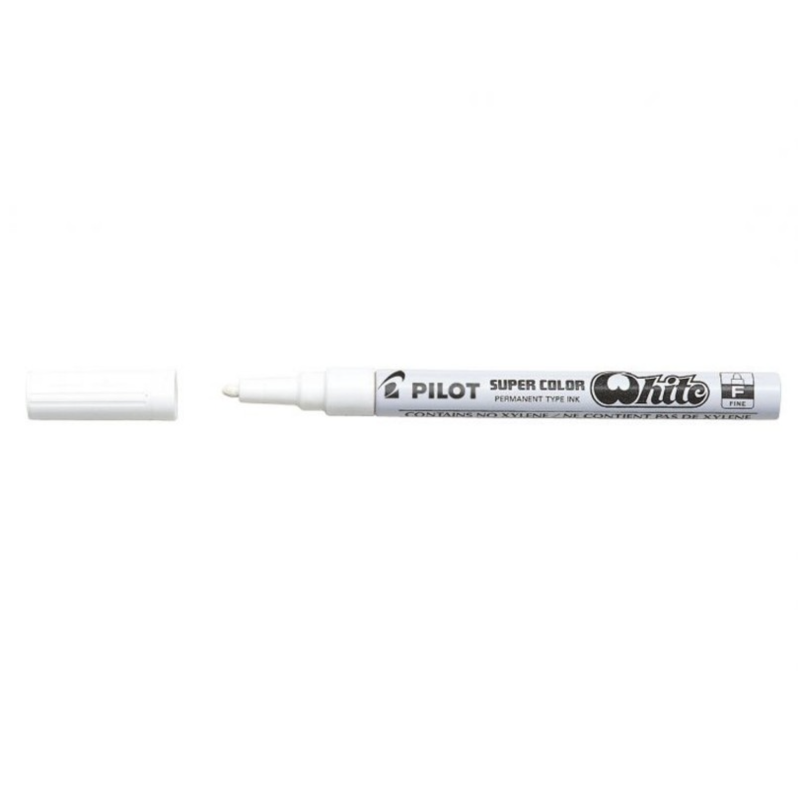 Pilot Pennarello M Marker Super Color Punta Media Bianco