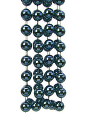 Addobbo Albero Di Natale Collana Di Perle Blu Scuro 270cm