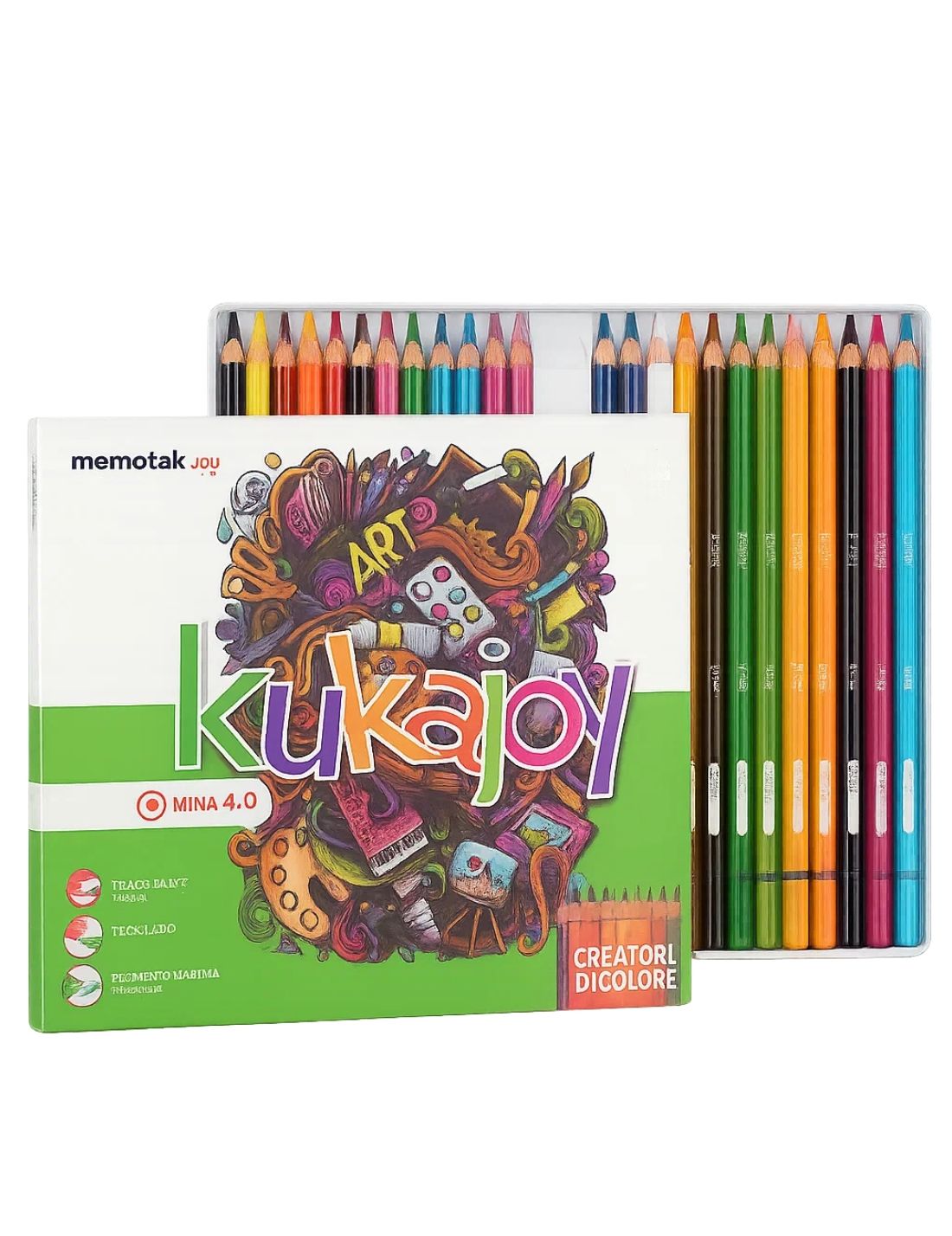 Pastelli Matite Colorate Kukajoy 36pz