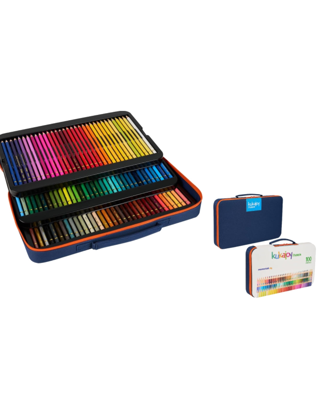Astuccio Con Pastelli Colorati Kukajoy Premium 100pz