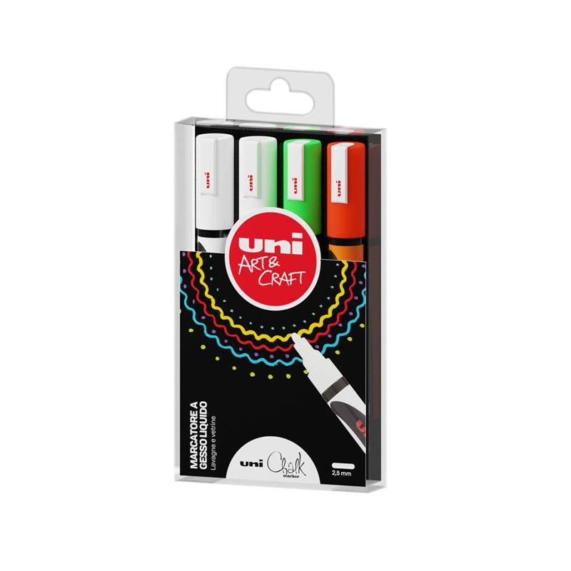 Set Pennarelli Uniposca Art E Craft 4pz