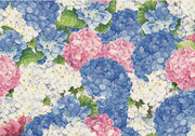 Foglio di Carta Tassotti 70x100cm Fantasia Ortensie 85gr