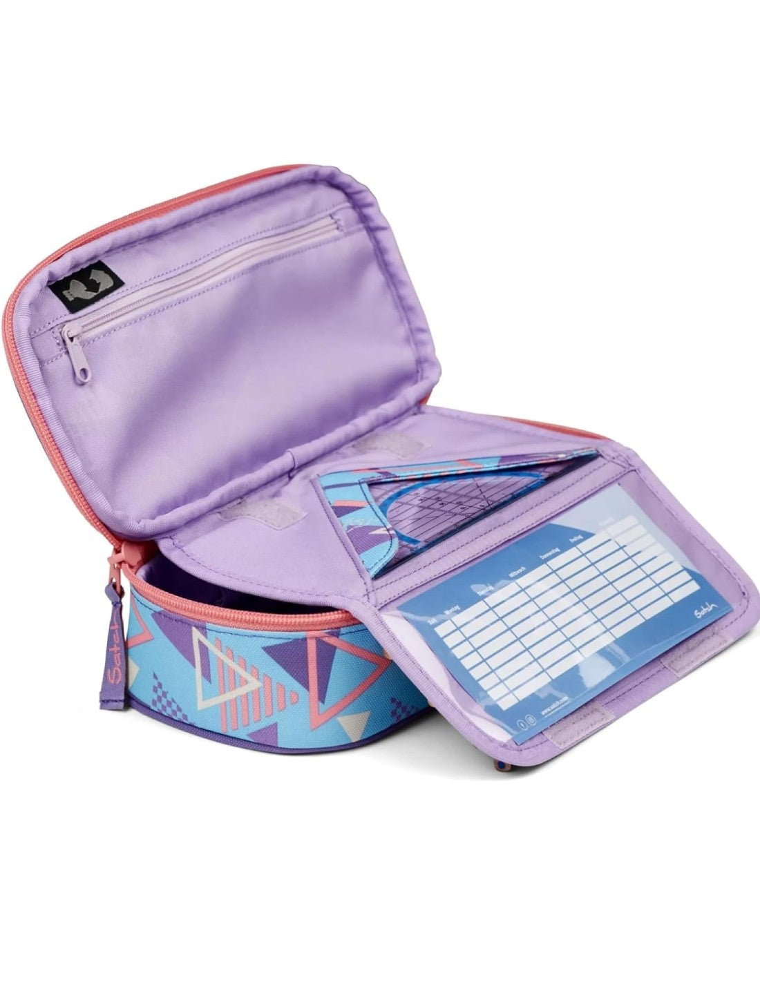 Satch Astuccio Portapenne Extra Doppio Scomparto Triangolo
