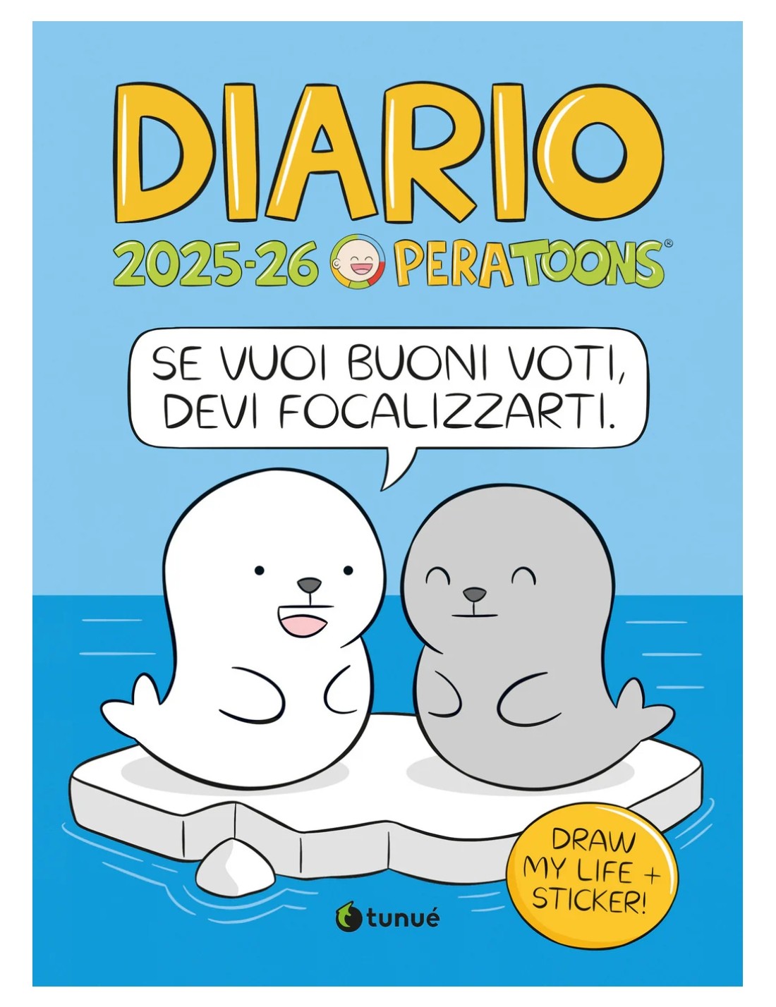 Diario Scuola 12 Mesi 2025/2026 Pera Toons