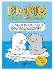 Diario Scuola 12 Mesi 2025/2026 Pera Toons