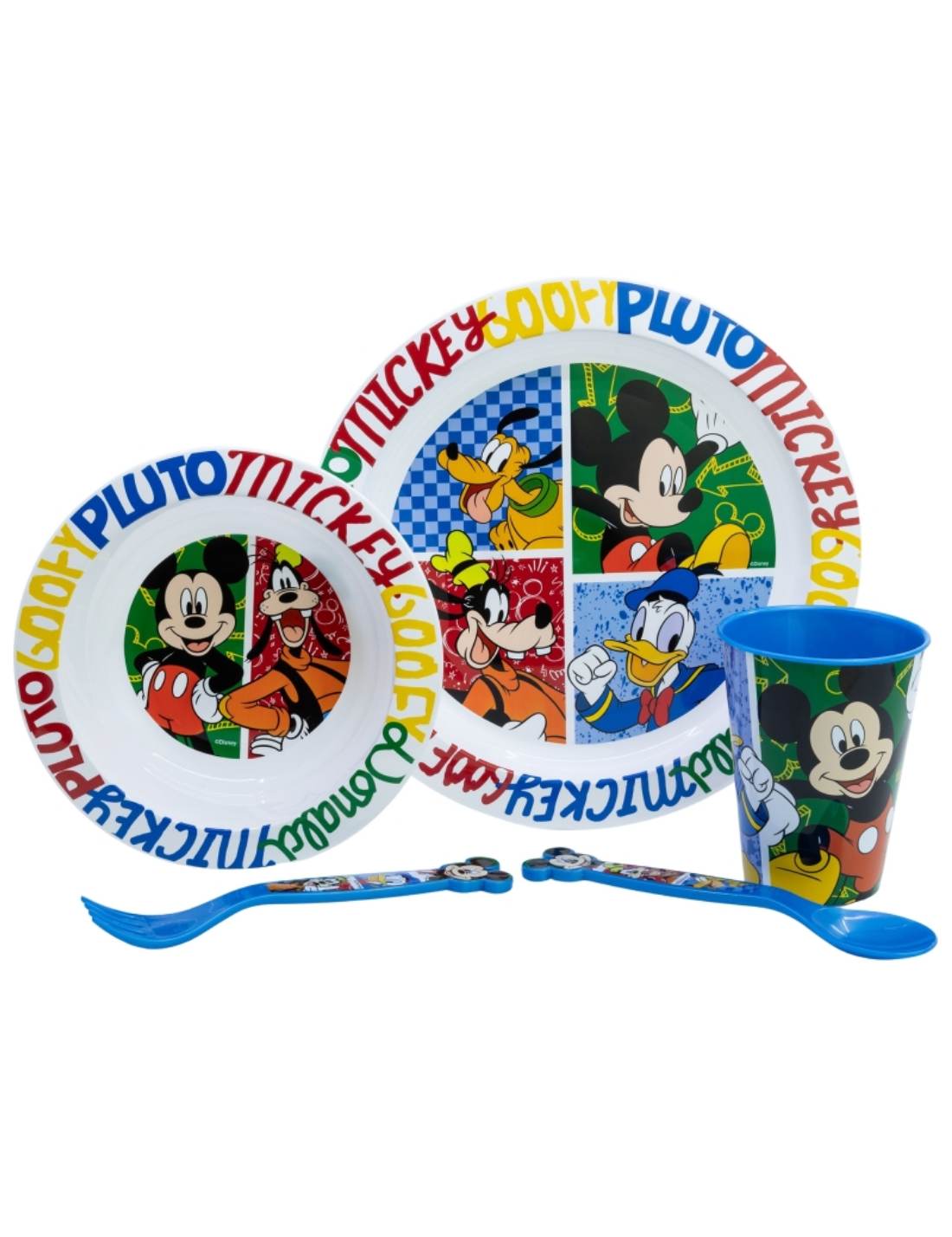Set Pappa Per Bambini Disney Topolino 5pz