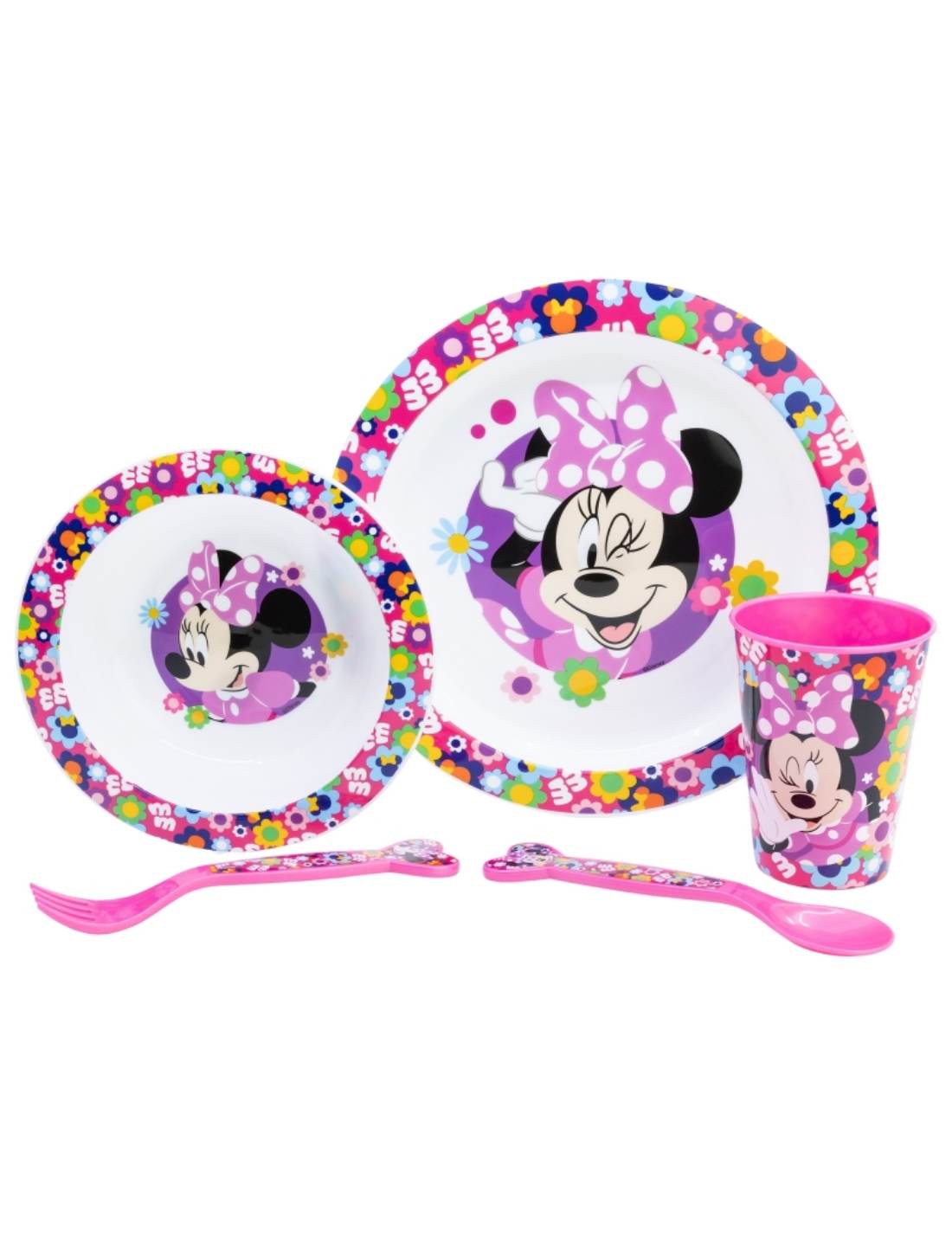 Set Pappa Per Bambini Disney Minnie 5pz