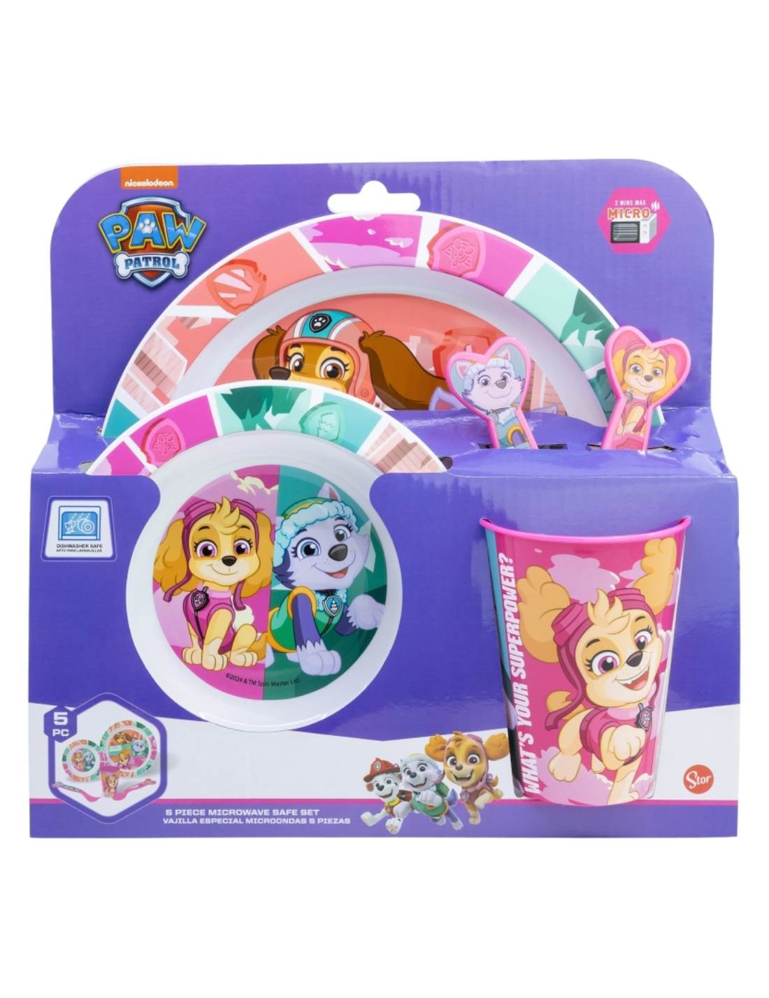 Set Pappa Per Bambini Paw Patrol 5pz