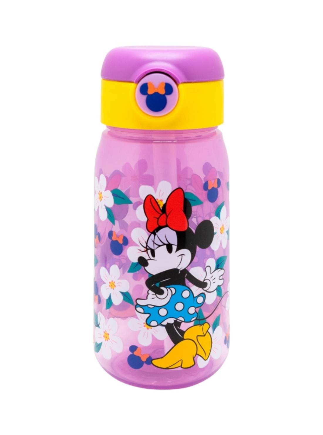 Borraccia A Scatto Con Cannuccia Disney Minnie Mouse 510ml