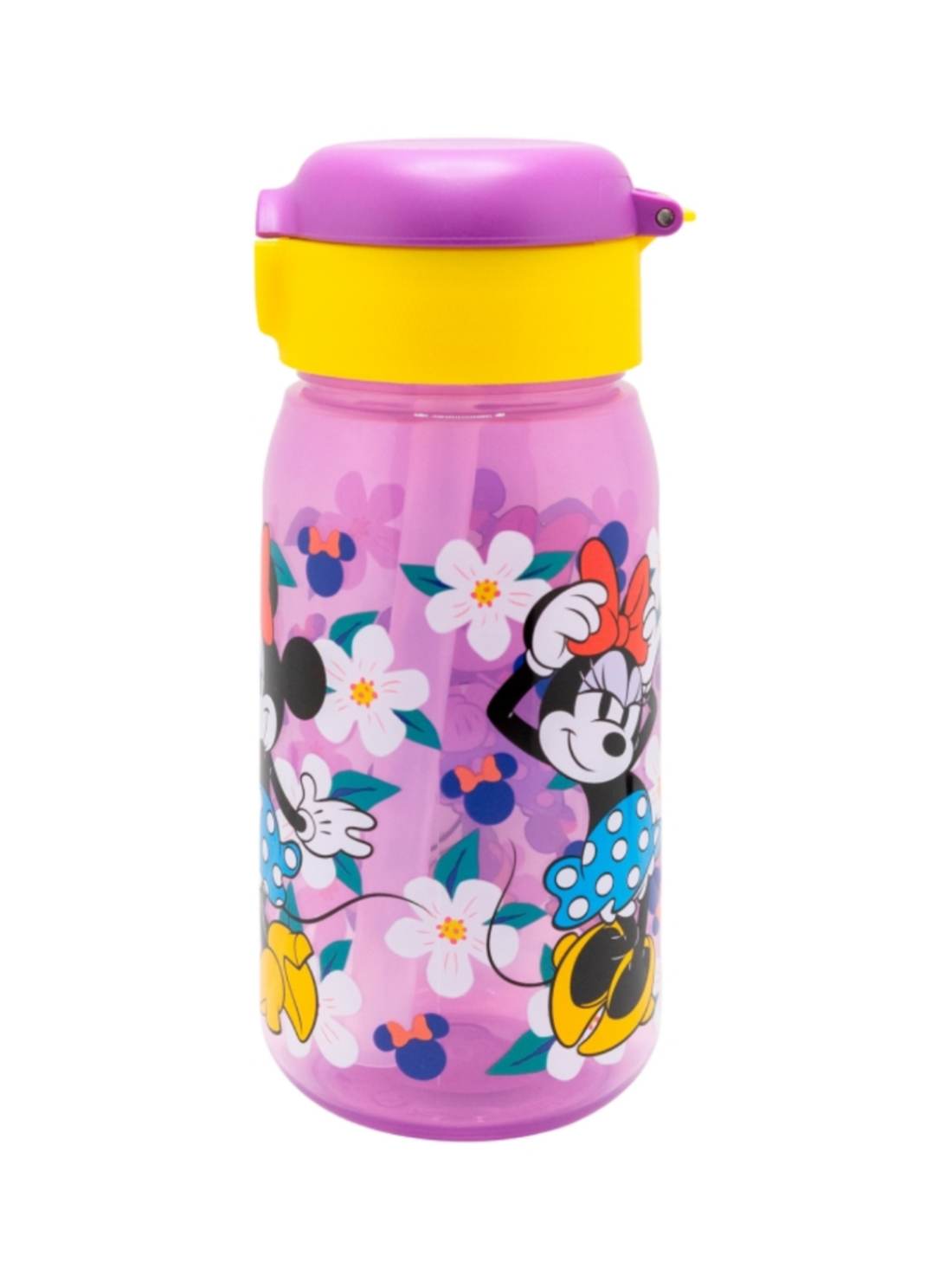 Borraccia A Scatto Con Cannuccia Disney Minnie Mouse 510ml
