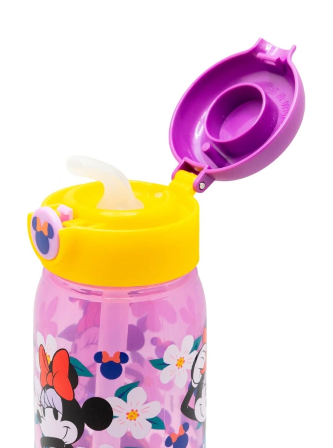Borraccia A Scatto Con Cannuccia Disney Minnie Mouse 510ml