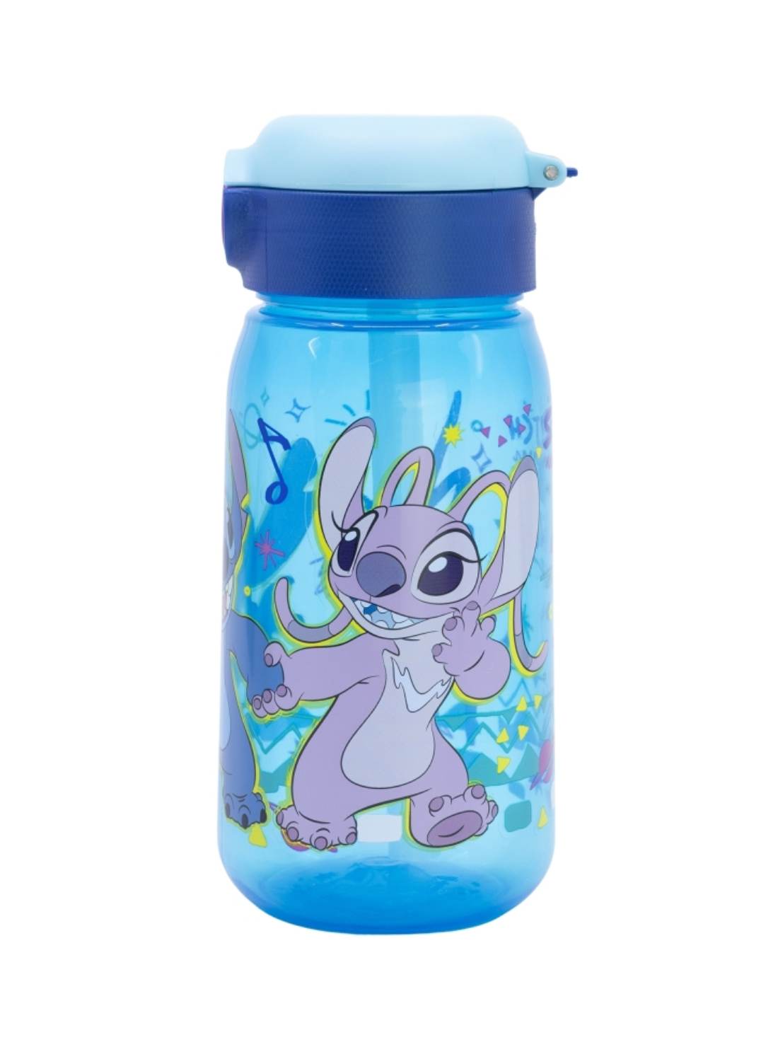 Borraccia A Scatto Con Cannuccia Disney Stitch 510ml