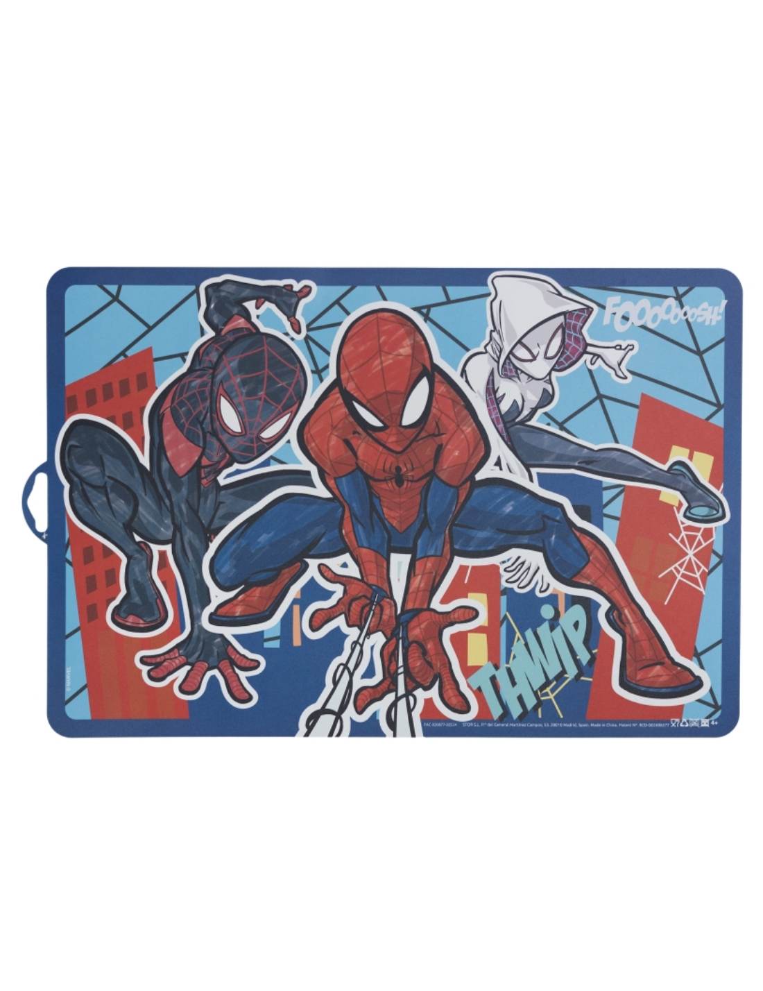 Tovaglietta In Plastica Marvel Spiderman 43cm