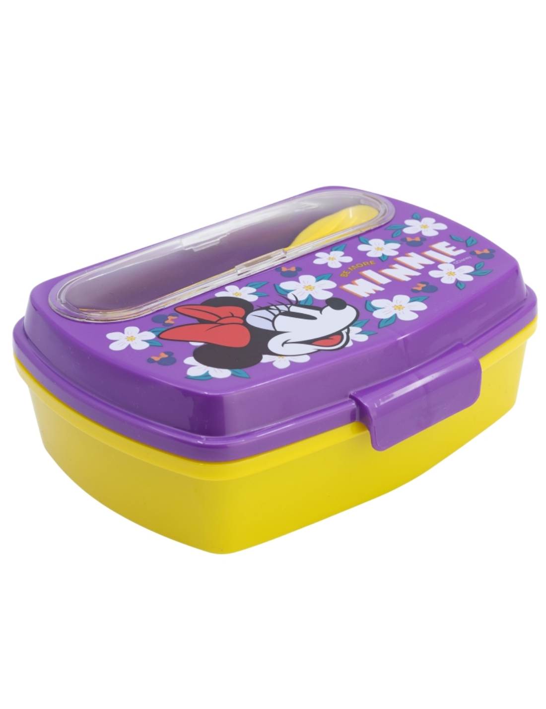 Porta Pranzo In Plastica Con Posate Minnie 17cm