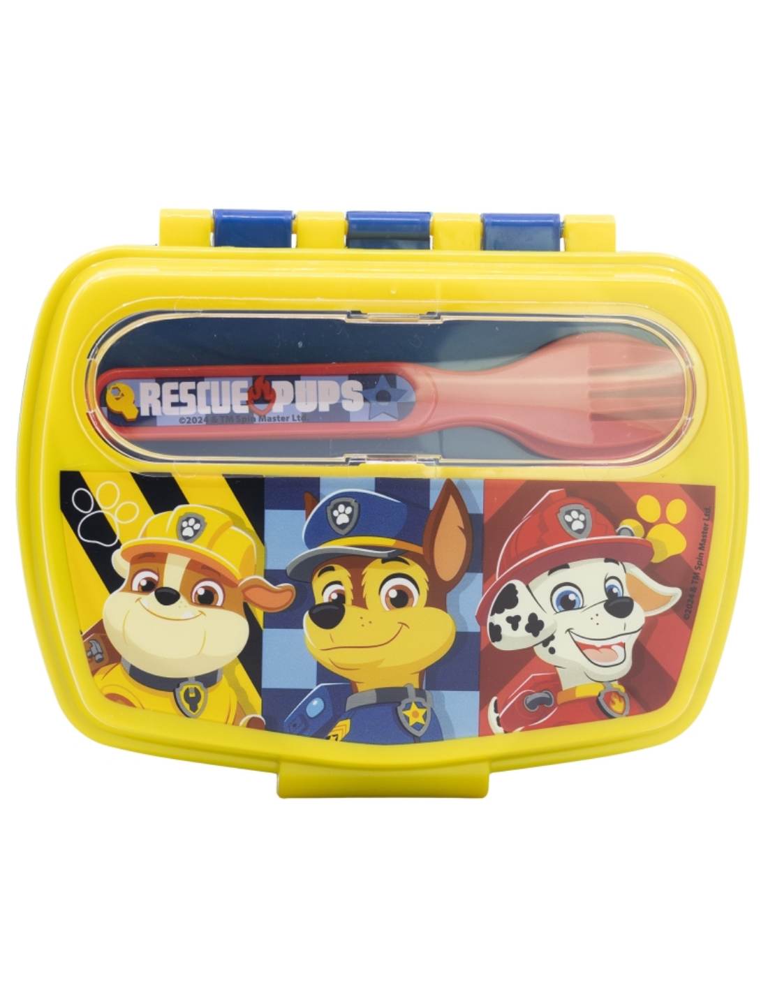 Porta Pranzo In Plastica Con Posate Paw Patrol 17cm