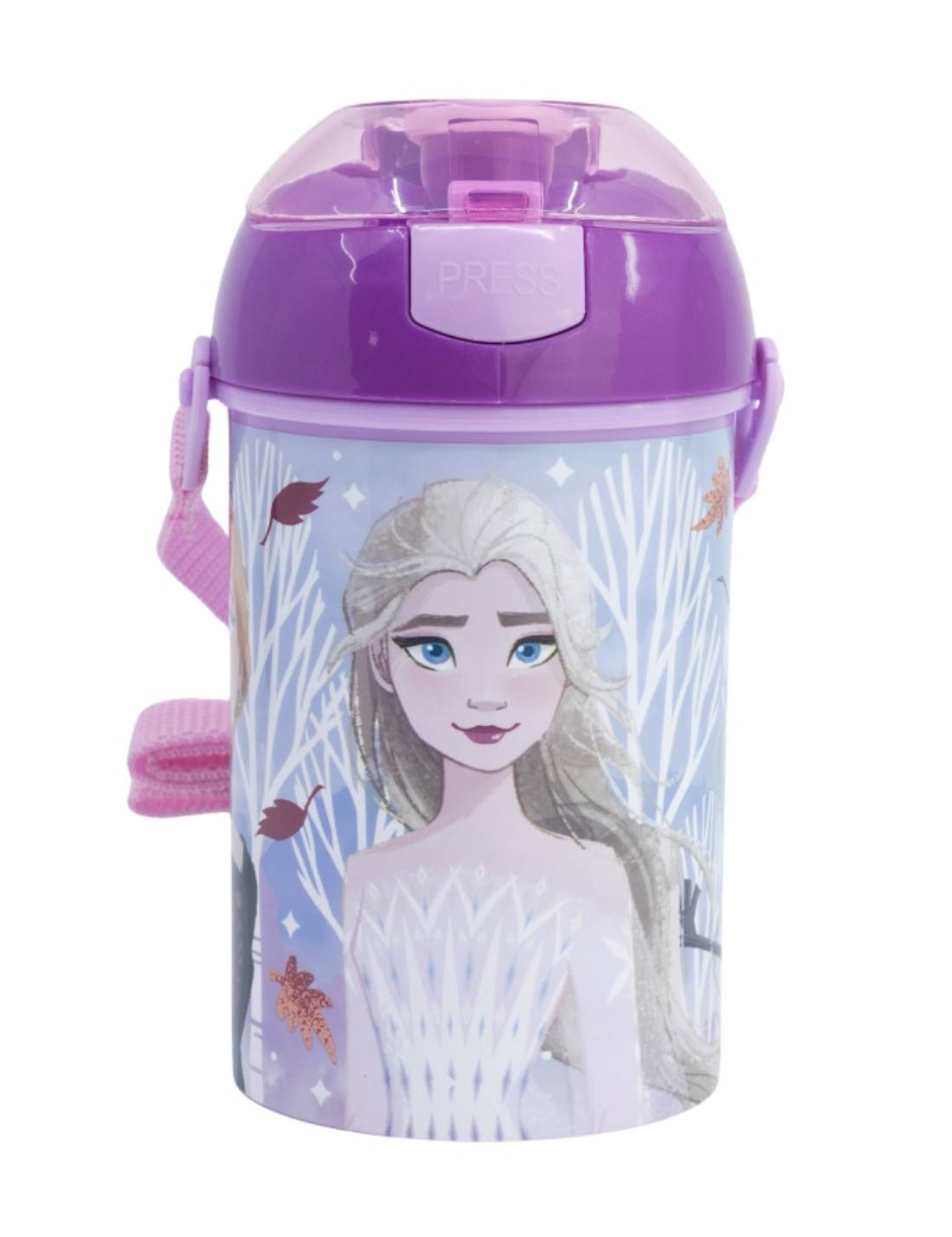 Borraccia A Scatto Con Cannuccia Disney Frozen 450ml