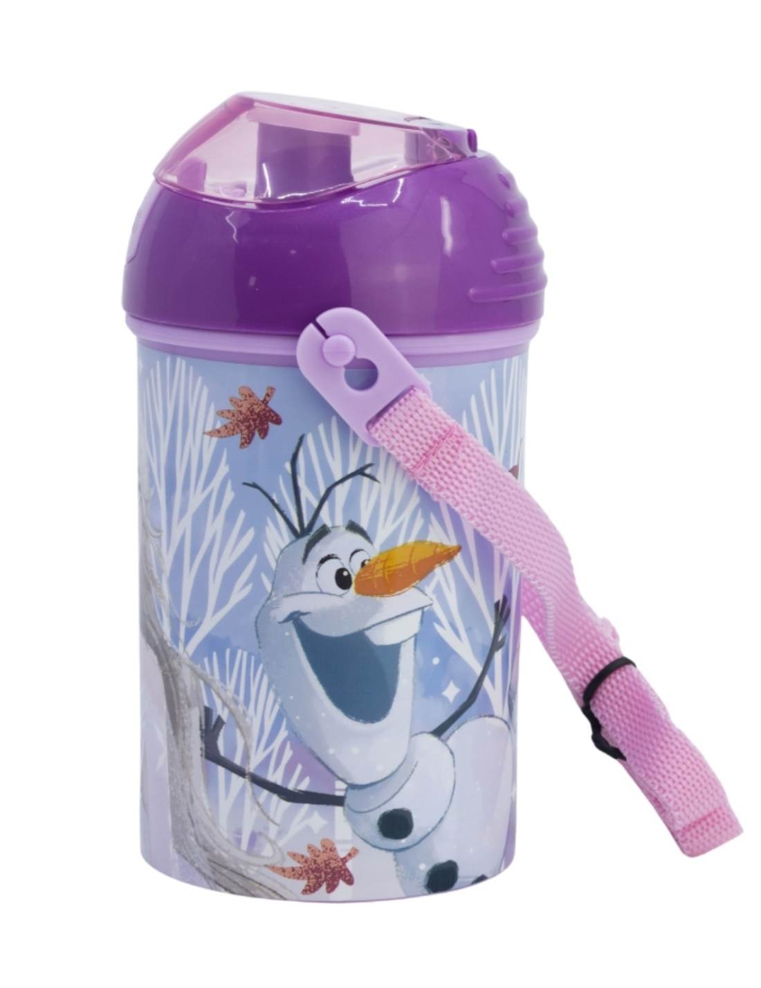Borraccia A Scatto Con Cannuccia Disney Frozen 450ml