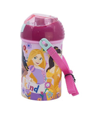 Borraccia A Scatto Con Cannuccia Disney Principesse 450ml