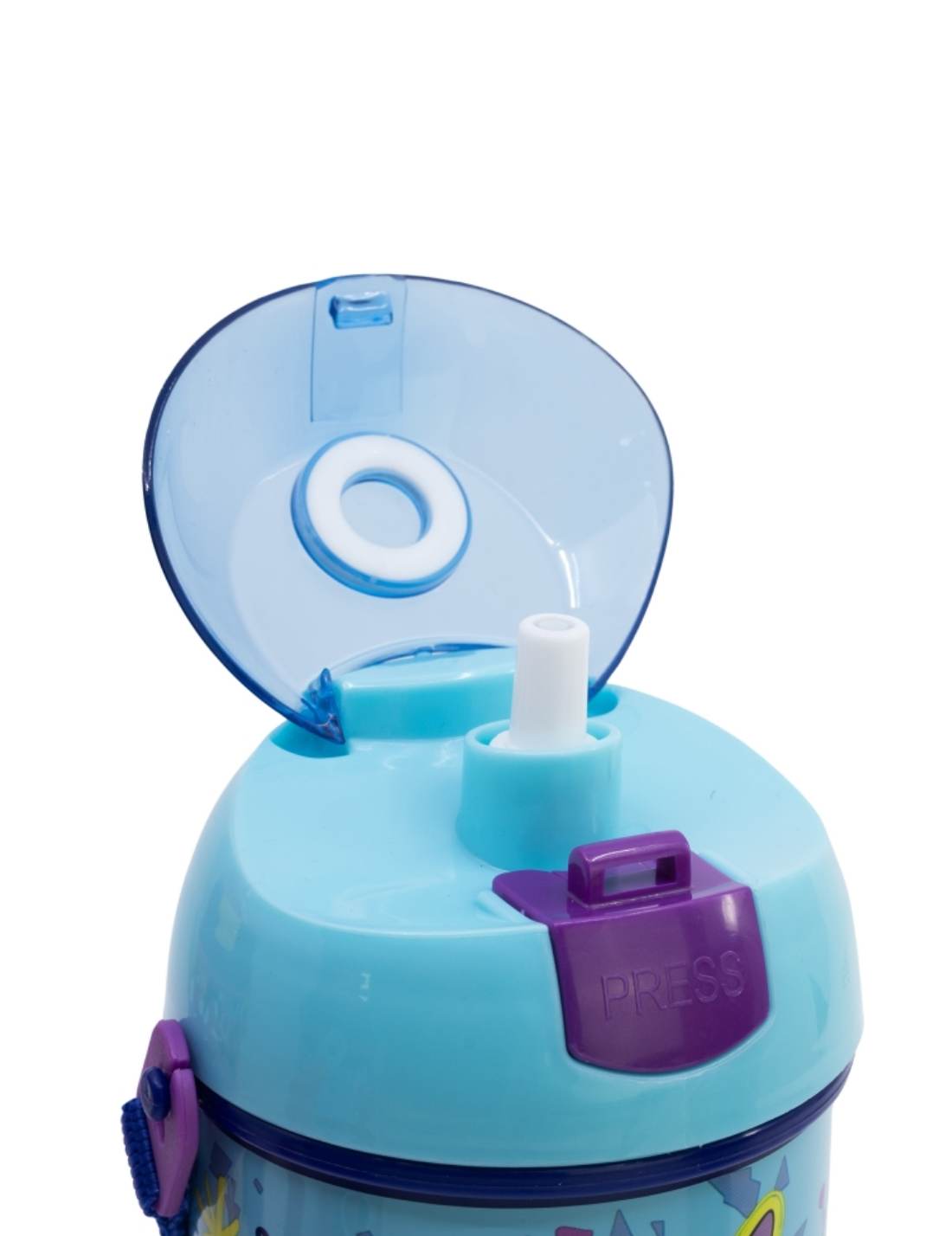 Borraccia A Scatto Con Cannuccia Disney Stitch 450ml
