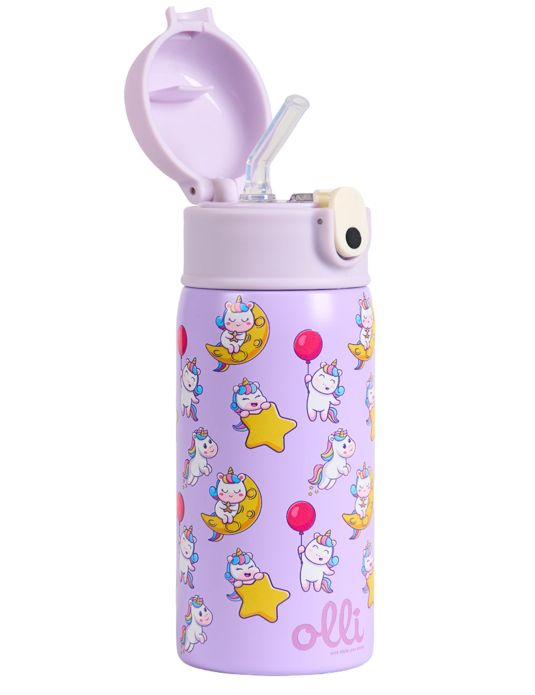 Borraccia Termica In Acciaio Inox Unicorn Olli Kids 350ml