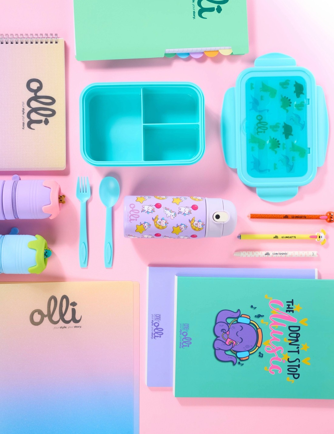Borraccia Termica In Acciaio Inox Unicorn Olli Kids 350ml