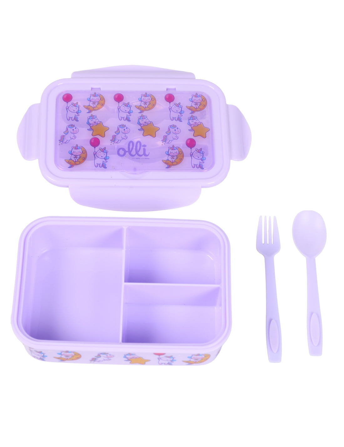 Porta Pranzo Con Posate Unicorn Olli Kids