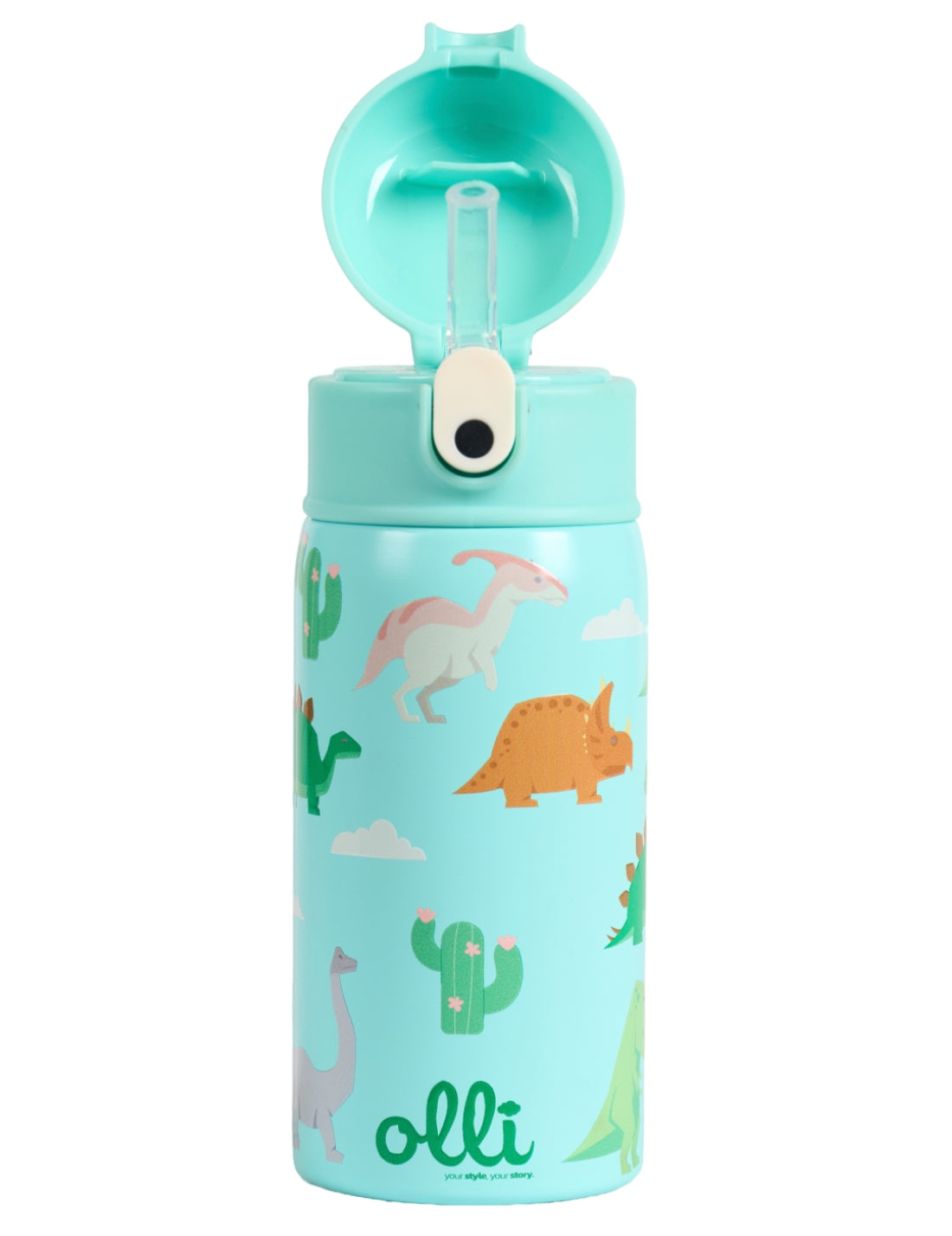 Borraccia Termica In Acciaio Inox Dino Olli Kids 350ml