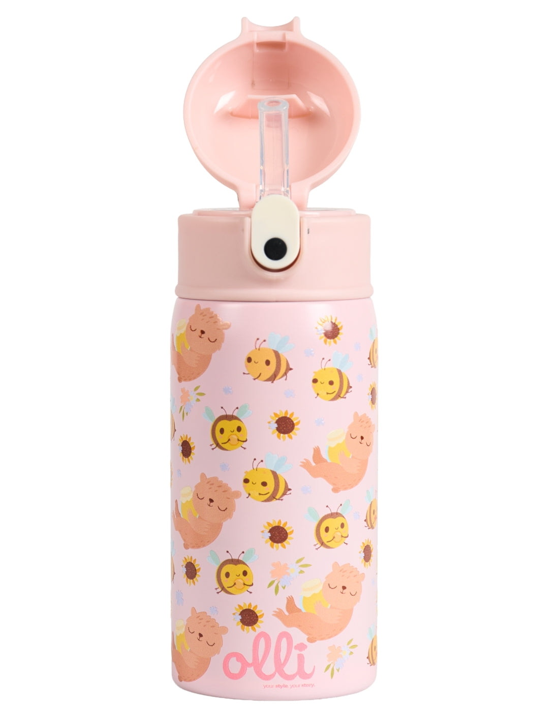 Borraccia Termica In Acciaio Inox Sweet Bee Olli Kids 350ml