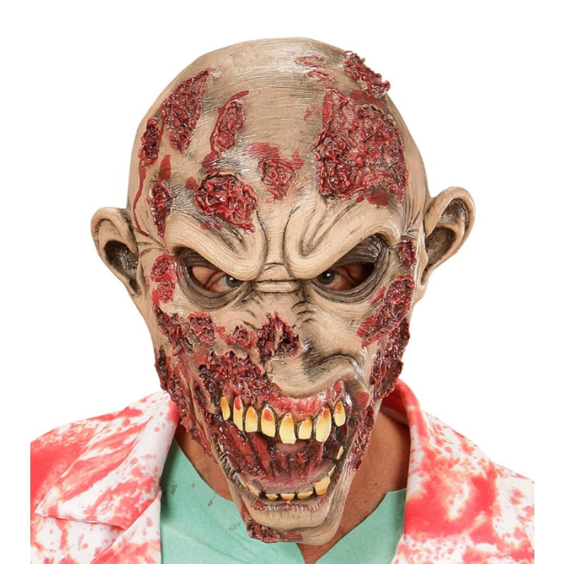 Maschera Halloween Testa Completa Zombie Putrefatto