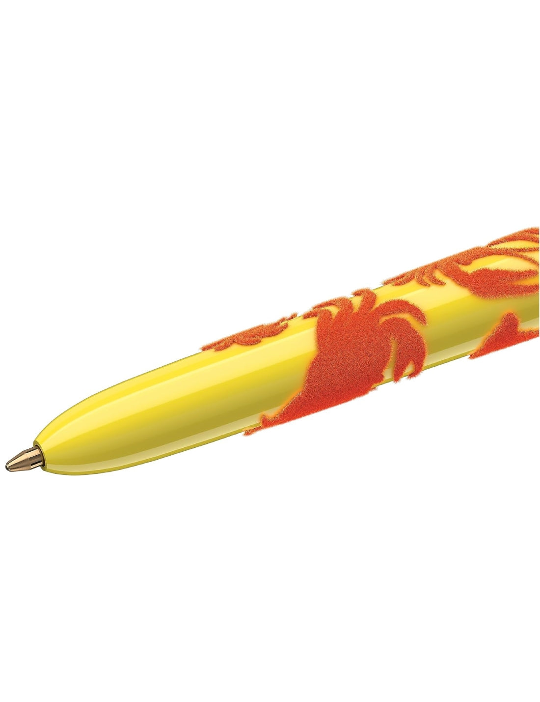 Penna A Sfera Bic 4 Colori Motivo Giungla Punta Media 1,0mm