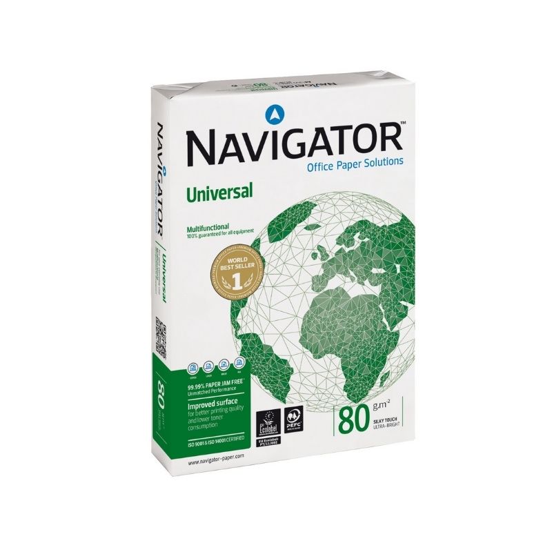 Risma Di 500 Fogli A4 Per Stampa Navigator 80g