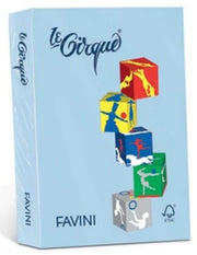Risma Di Carta Colorata Favini Le Cirque A4 Azzurro 80g 500 Fogli