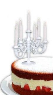 Topper Decorazioni Per Torte Candelabro con Candeline
