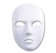 Maschera Bianca In Tessuto