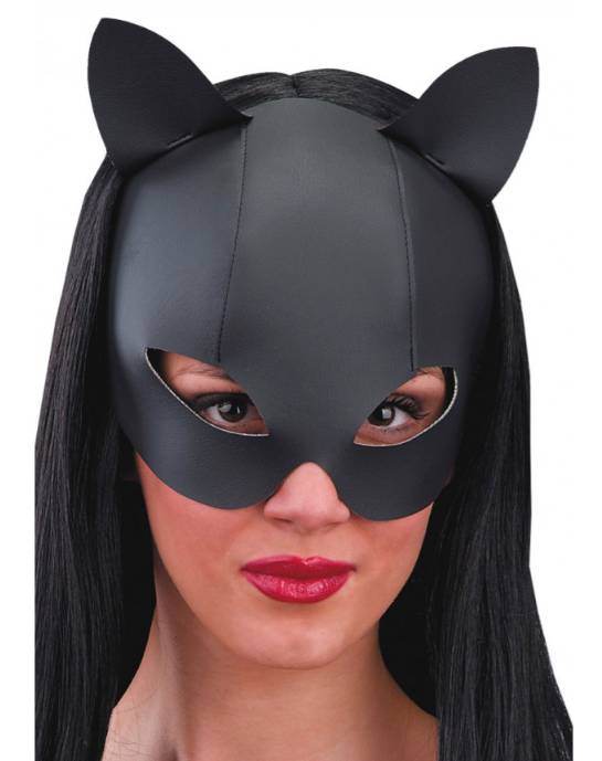 Maschera Gatto Nera In Ecopelle