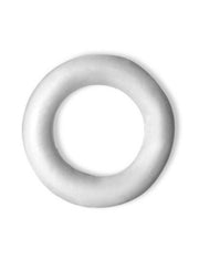 Corona Di Polistirolo Bianca 25cm