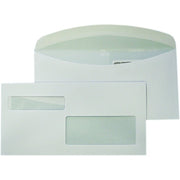 Buste A 2 Finestre Adesive 90gr 11x23cm Bianche 500pz. Blasetti