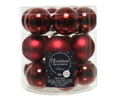 Pallina Albero Di Natale In Vetro Rosa Cipria 4cm 18pz