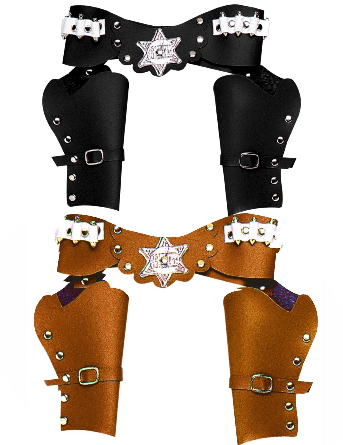 Cintura Con Doppia Fondina Western
