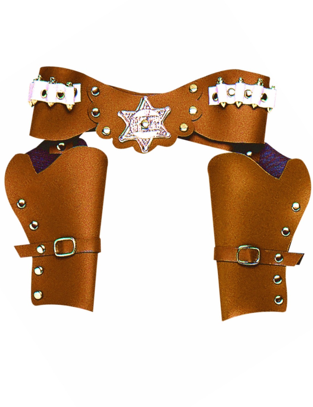 Cintura Con Doppia Fondina Western