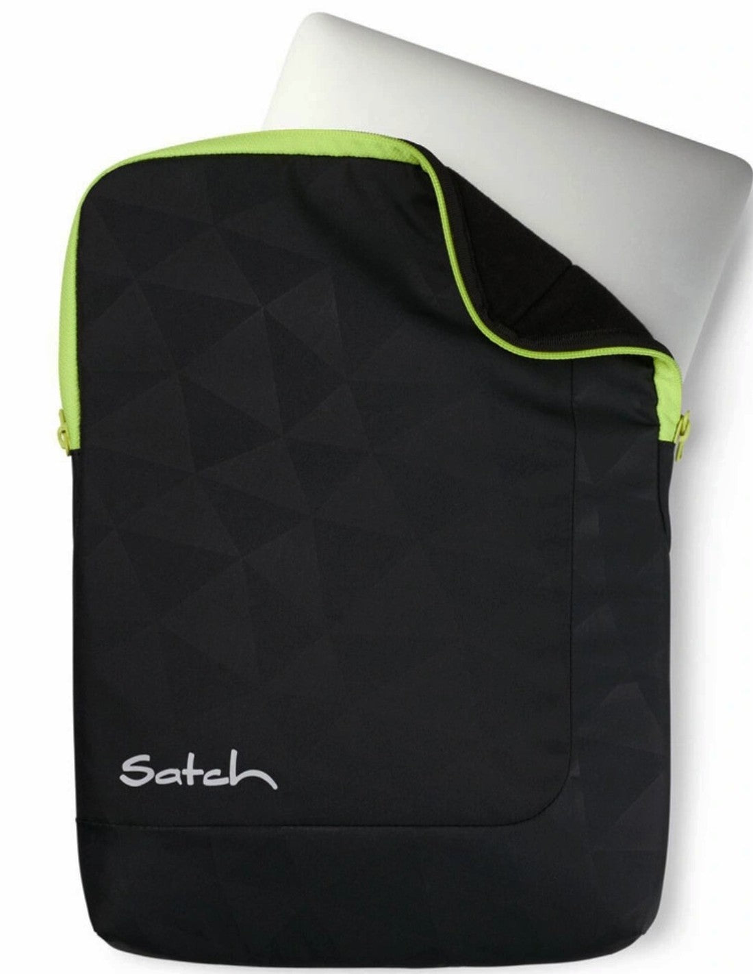 Satch Portacomputer In Tessuto Nero Fino A 14"