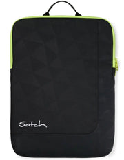 Satch Portacomputer In Tessuto Nero Fino A 14"