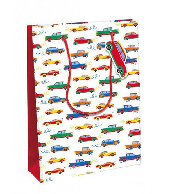 Busta Regalo Compleanno Bambino con Macchinine