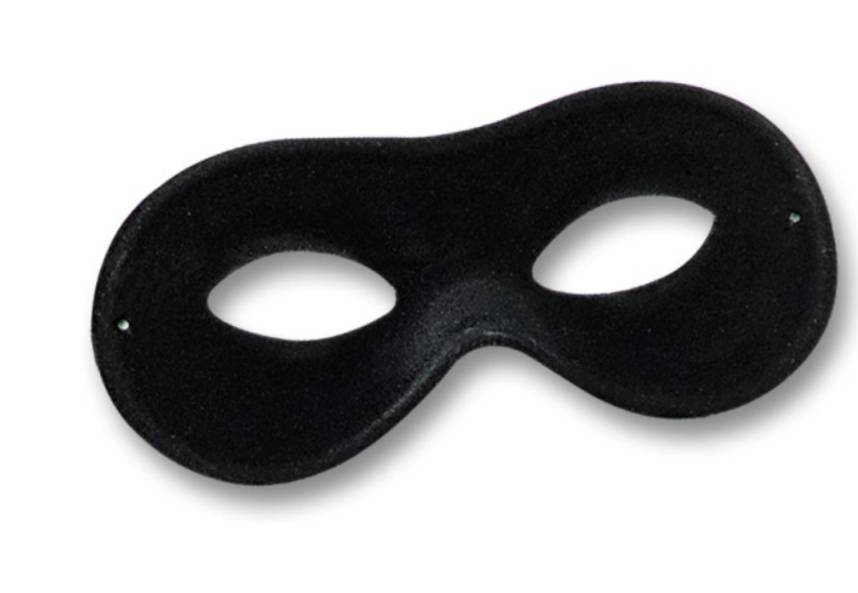 Maschera Occhi Nera In Velluto