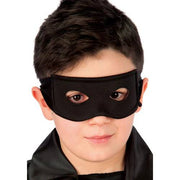 Maschera Cavaliere Nero In Tessuto
