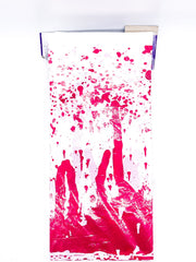 Tovaglia In Carta Halloween Con Macchie Di Sangue 137x275cm